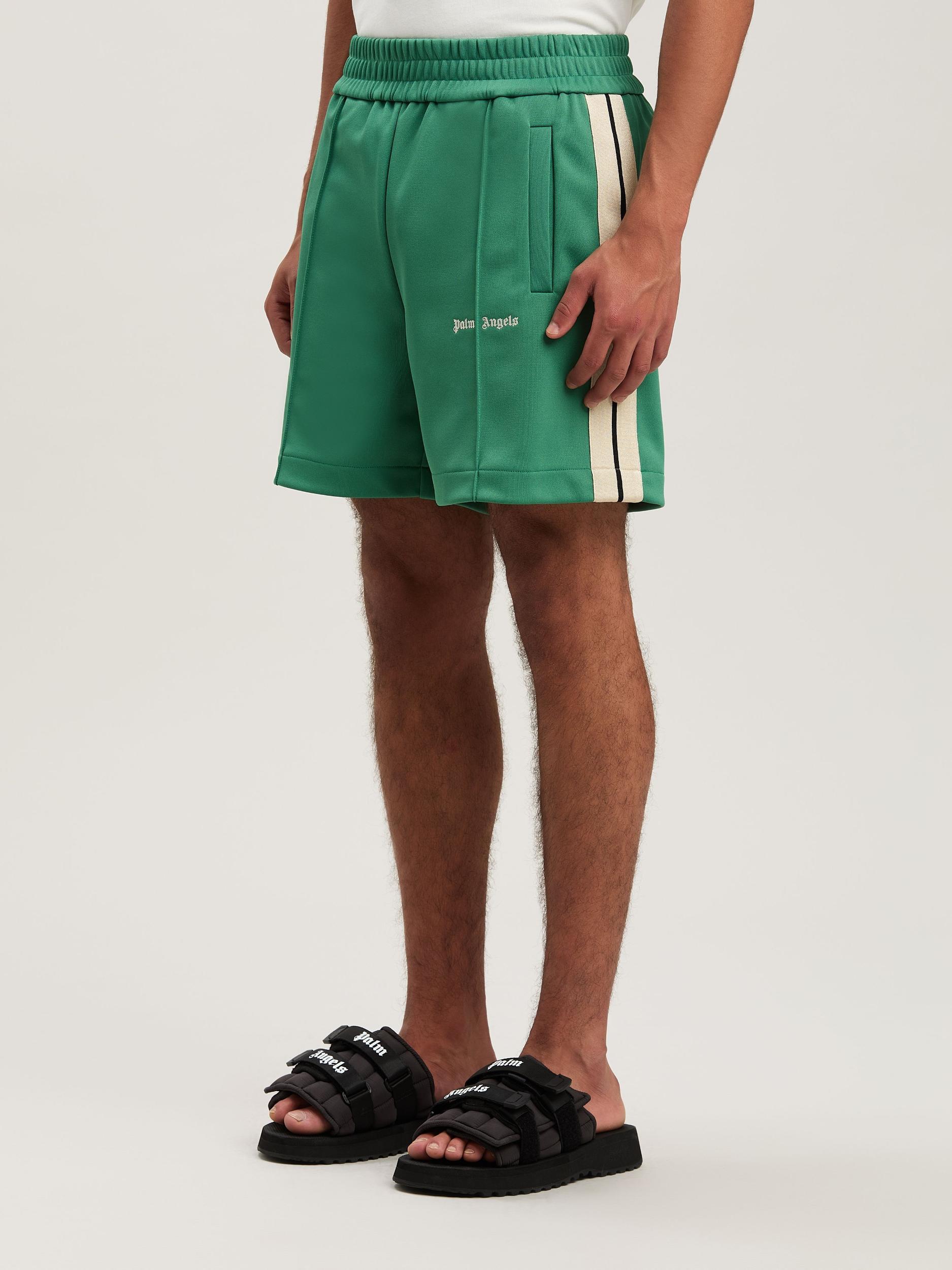 CLASSIC LOGO TRACK SHORTS FOREST GREEN - Product Image