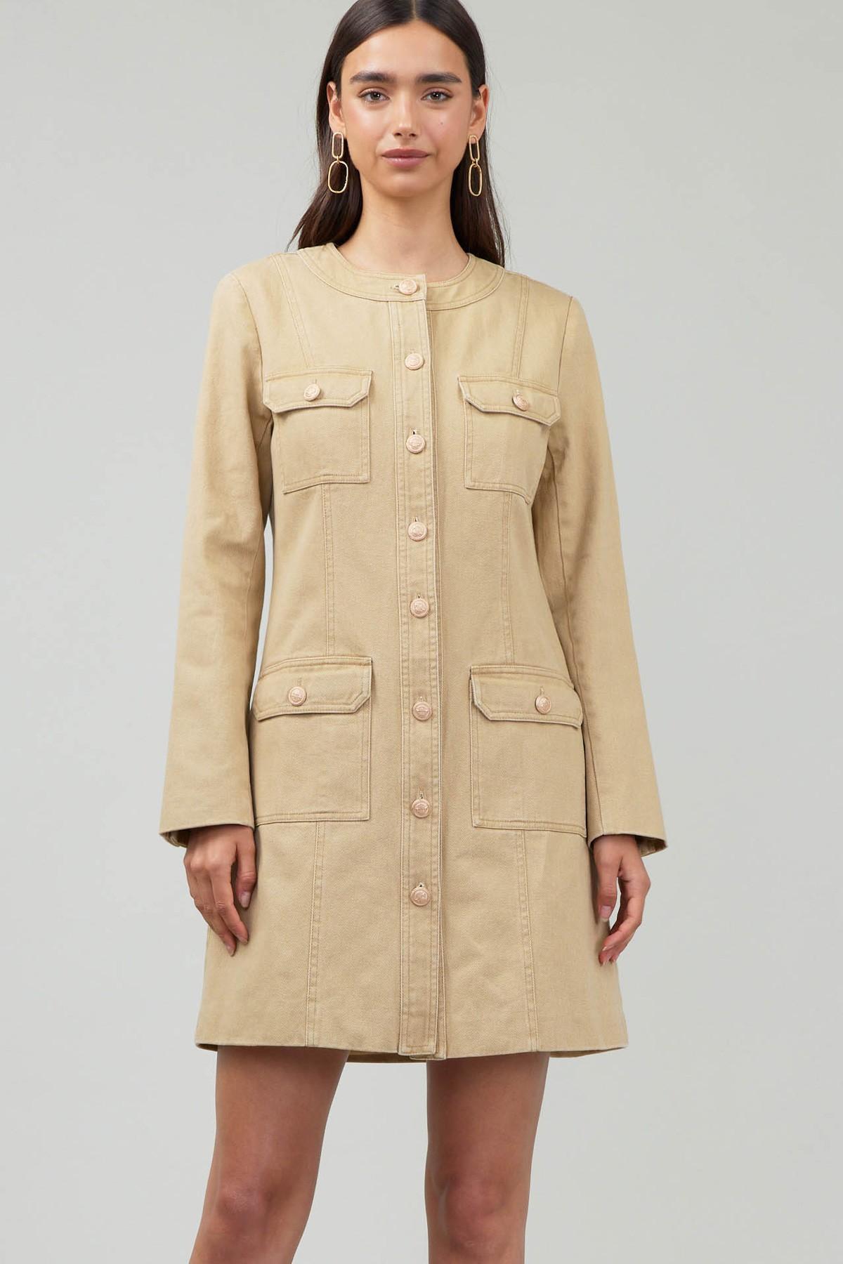 Pocket Button Down Dress Product Image