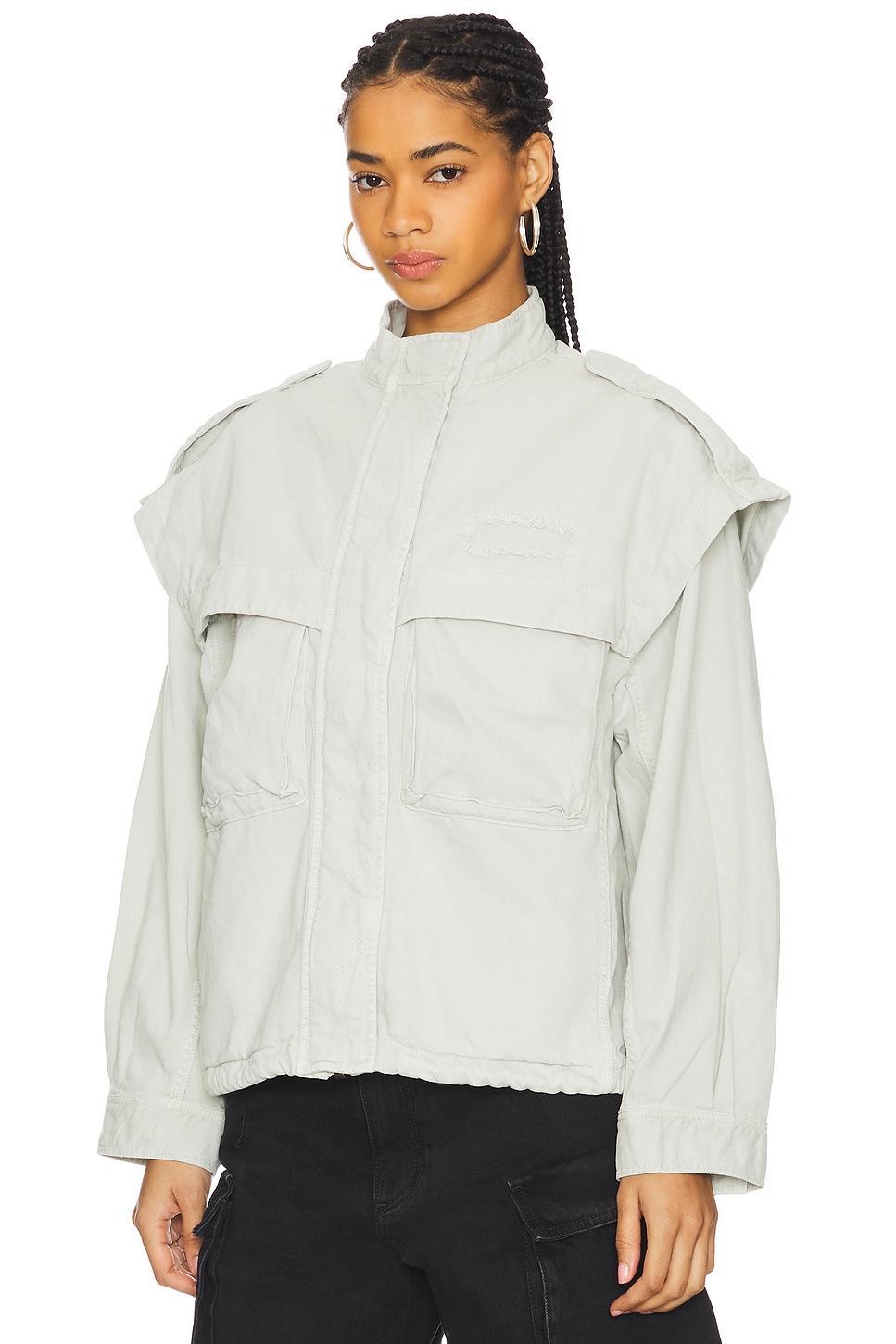 Oversized Cotton Utility Jacket ALPHA INDUSTRIES Product Image