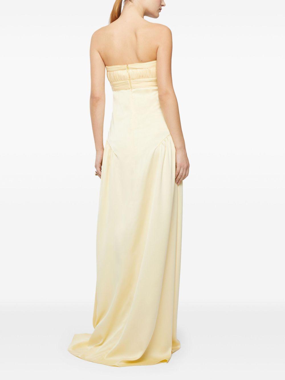 draped-detailed maxi dress Product Image