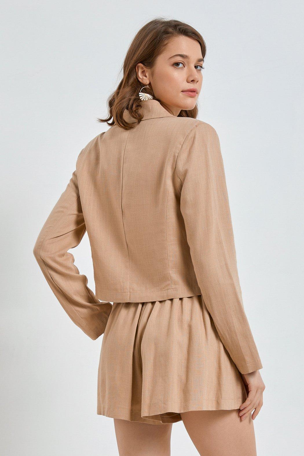 Lapel Collar Jacket Product Image