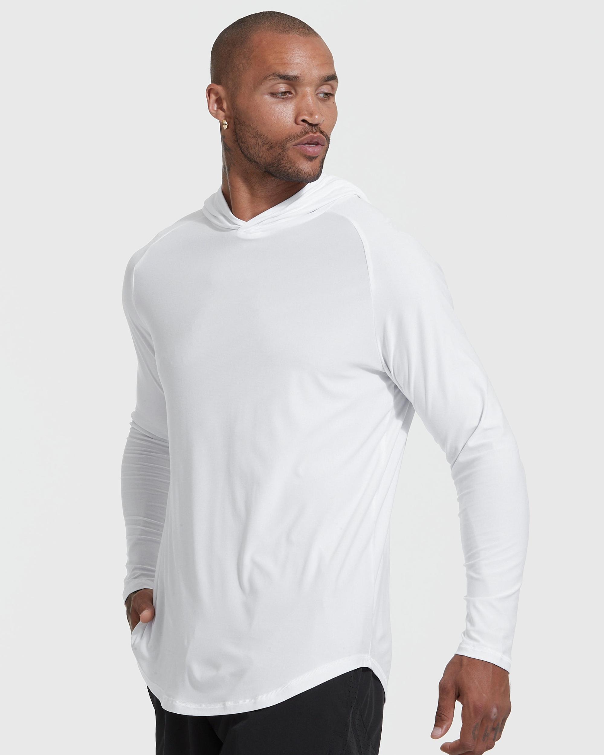 White Active Hoodie Product Image