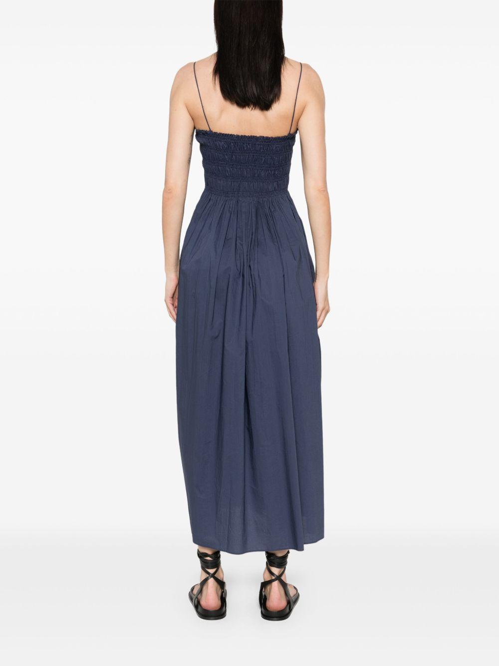 shirred-bodice midi dress Product Image