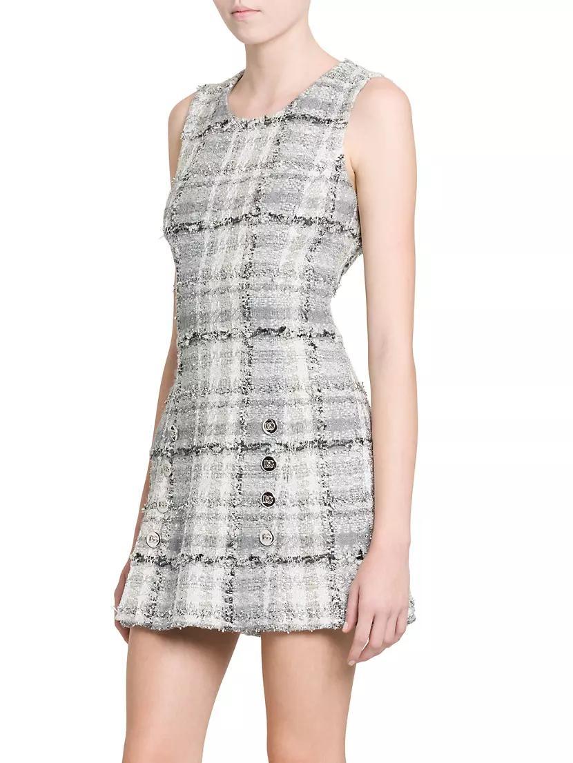 Rachel Check Tweed Minidress Product Image