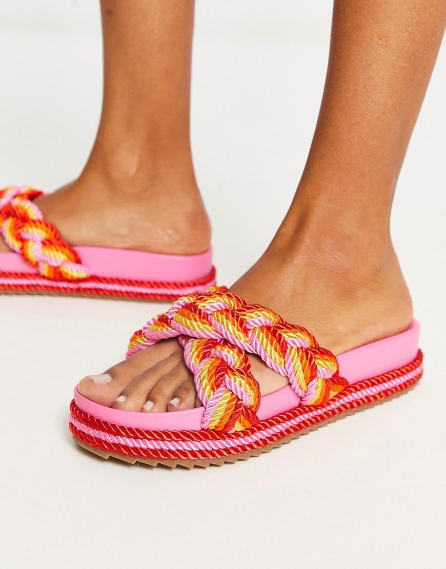 ASOS DESIGN Jasmine plaited espadrille footbed Product Image