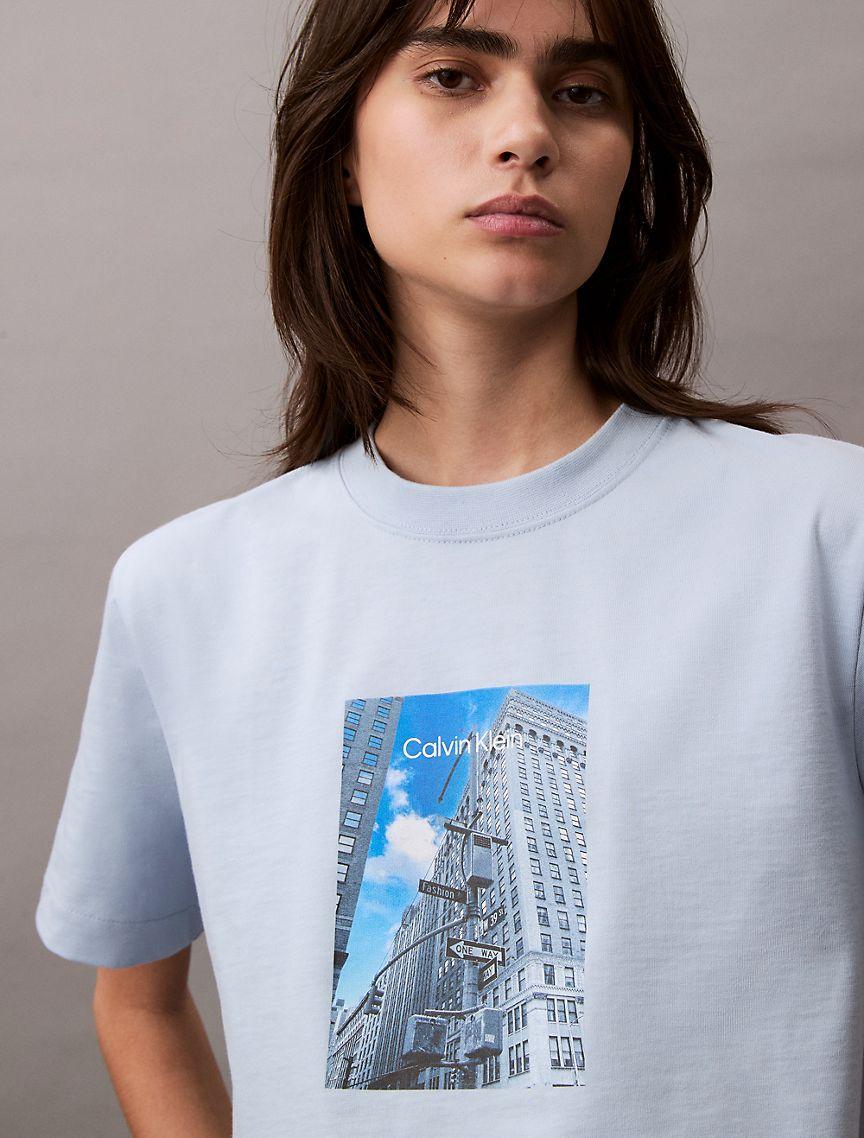 Cityscape Graphic Boxy T-Shirt Product Image