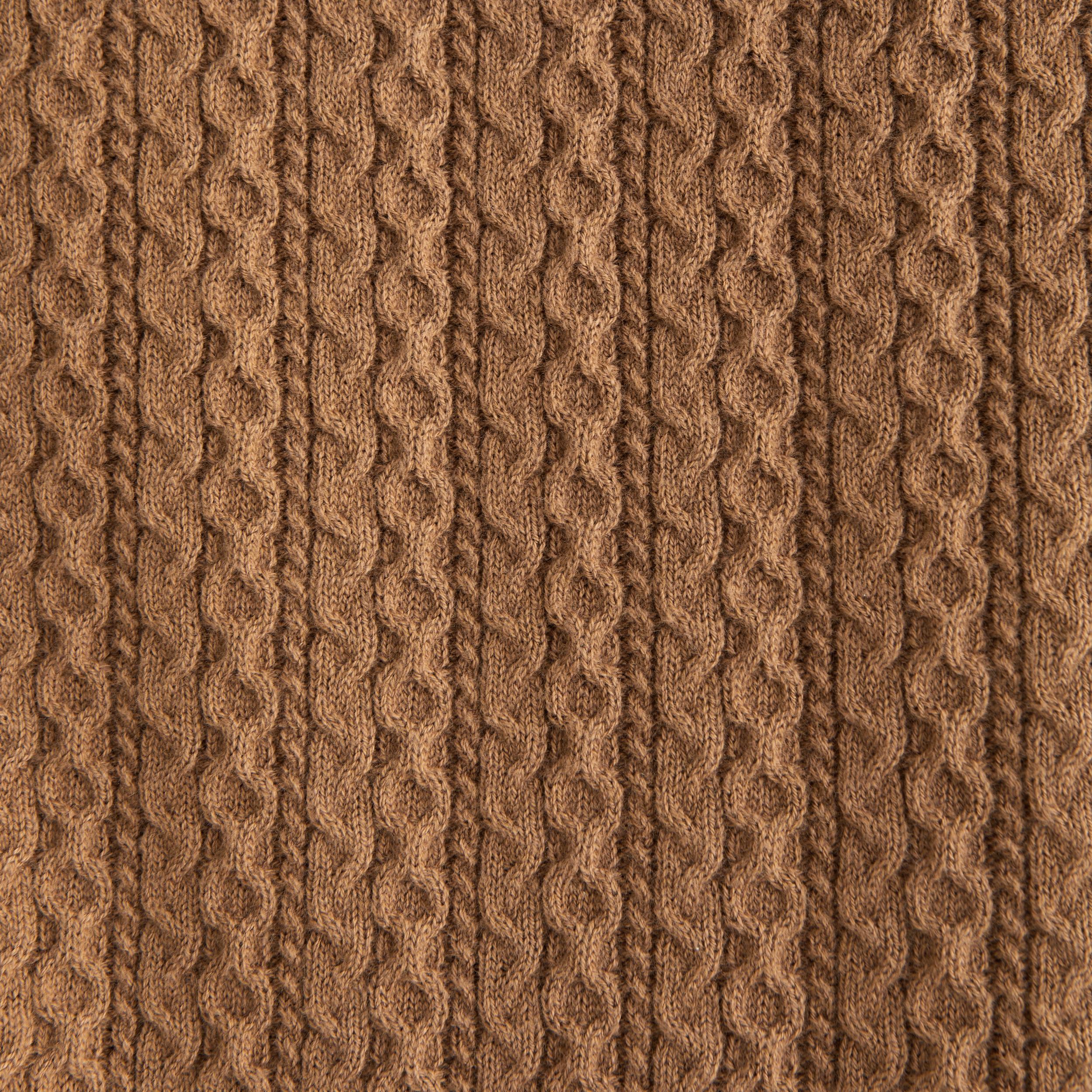 Cable Button-Through Sweater Polo Product Image