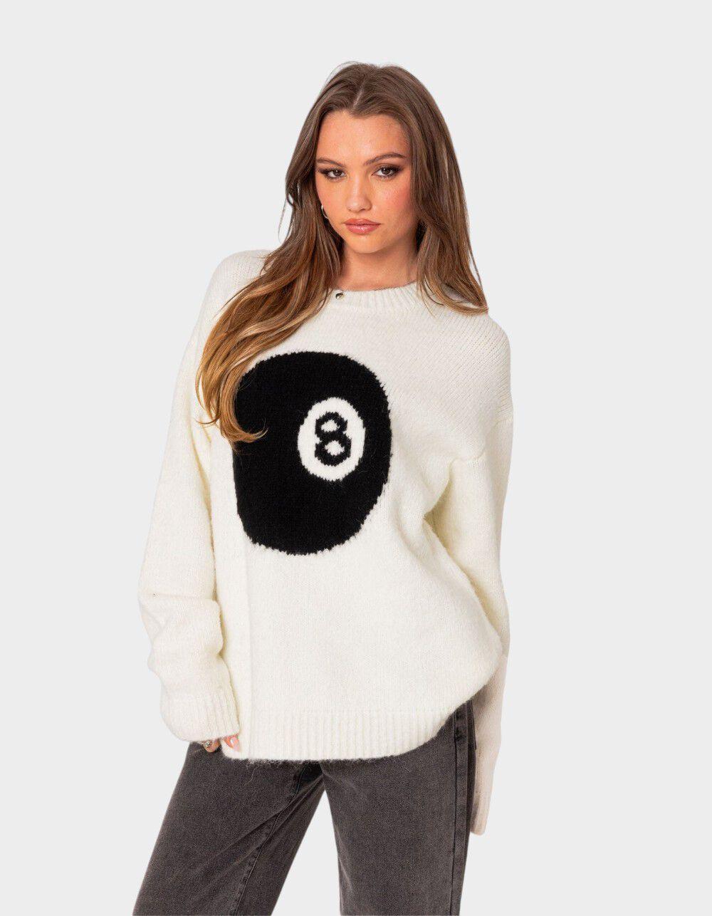 EDIKTED Magic 8 Oversized Chunky Knit Sweater Product Image