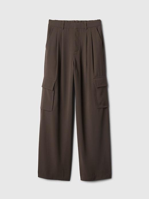 365 High Rise Cargo Pleated Trousers Product Image