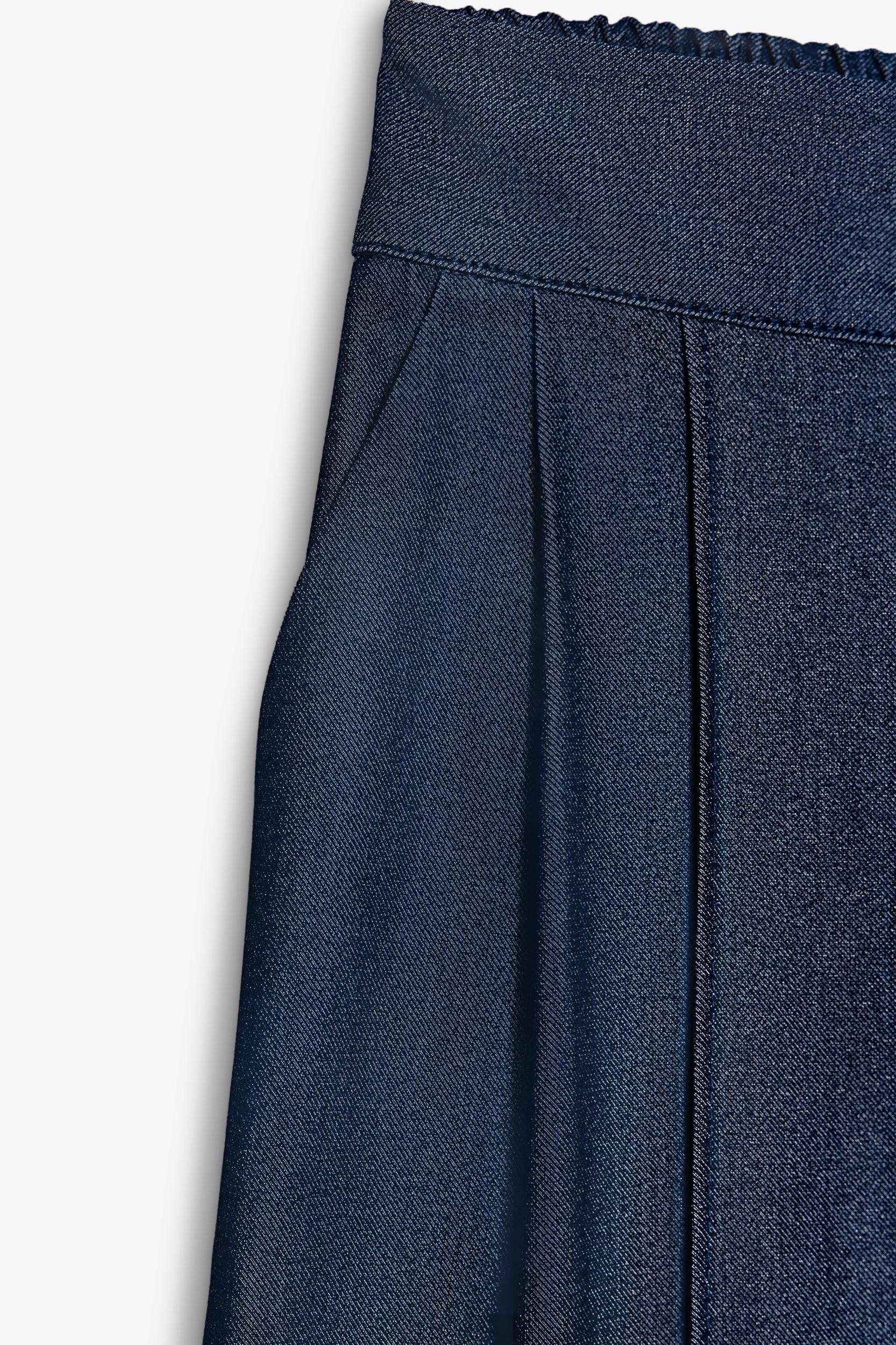 PLEATED WIDE LEG PANTS Product Image