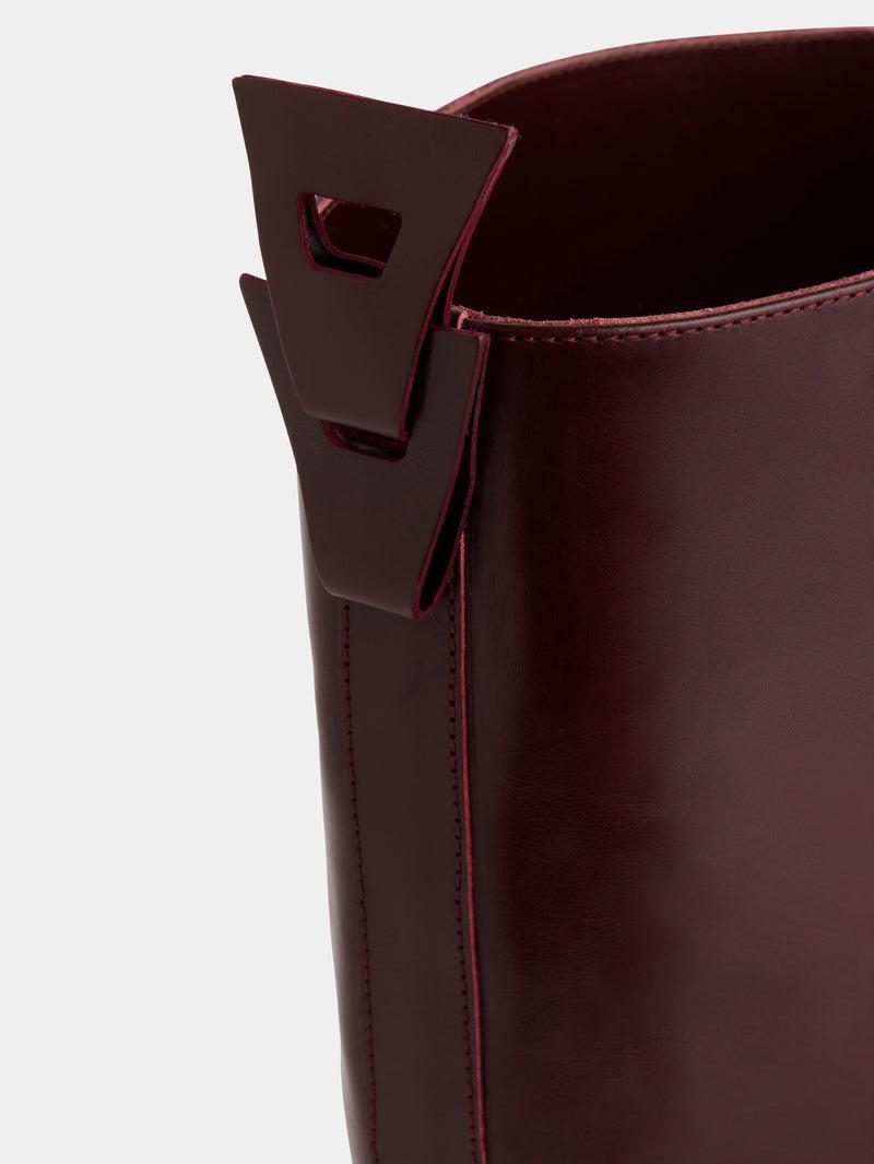 BLACK BOOTS IN SMOOTH LEATHER Product Image