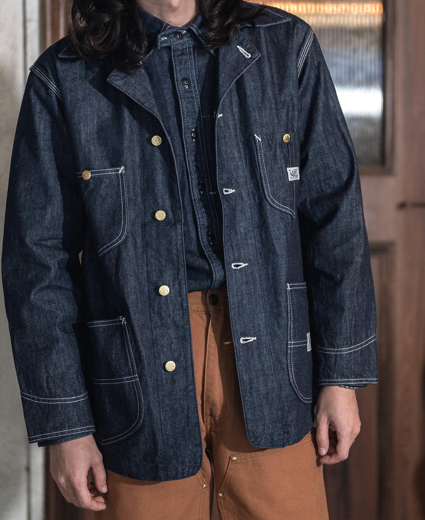 1936 91-J Railroad Work Denim Jacket Product Image