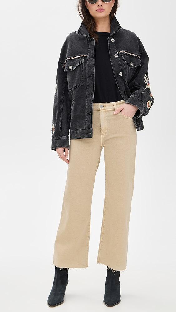 AG Saige Wide Leg Crop Jeans | Shopbop Product Image