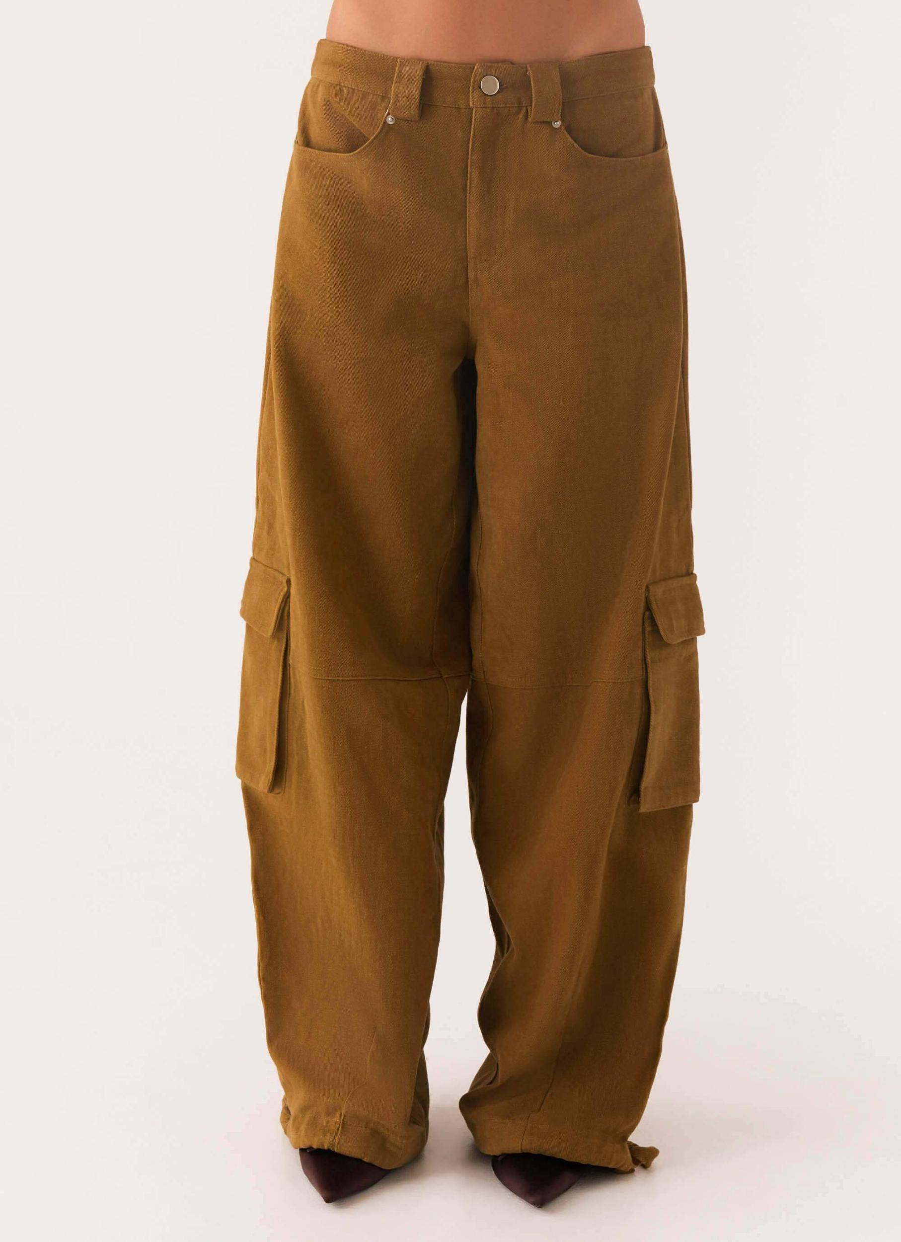 Back In Time Cargo Pant - Brown Product Image
