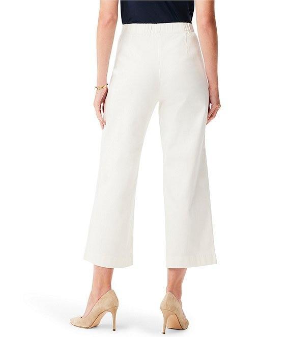 NIC + ZOE Stretch High Rise Wide-Leg Cropped Pull-On Pants Product Image