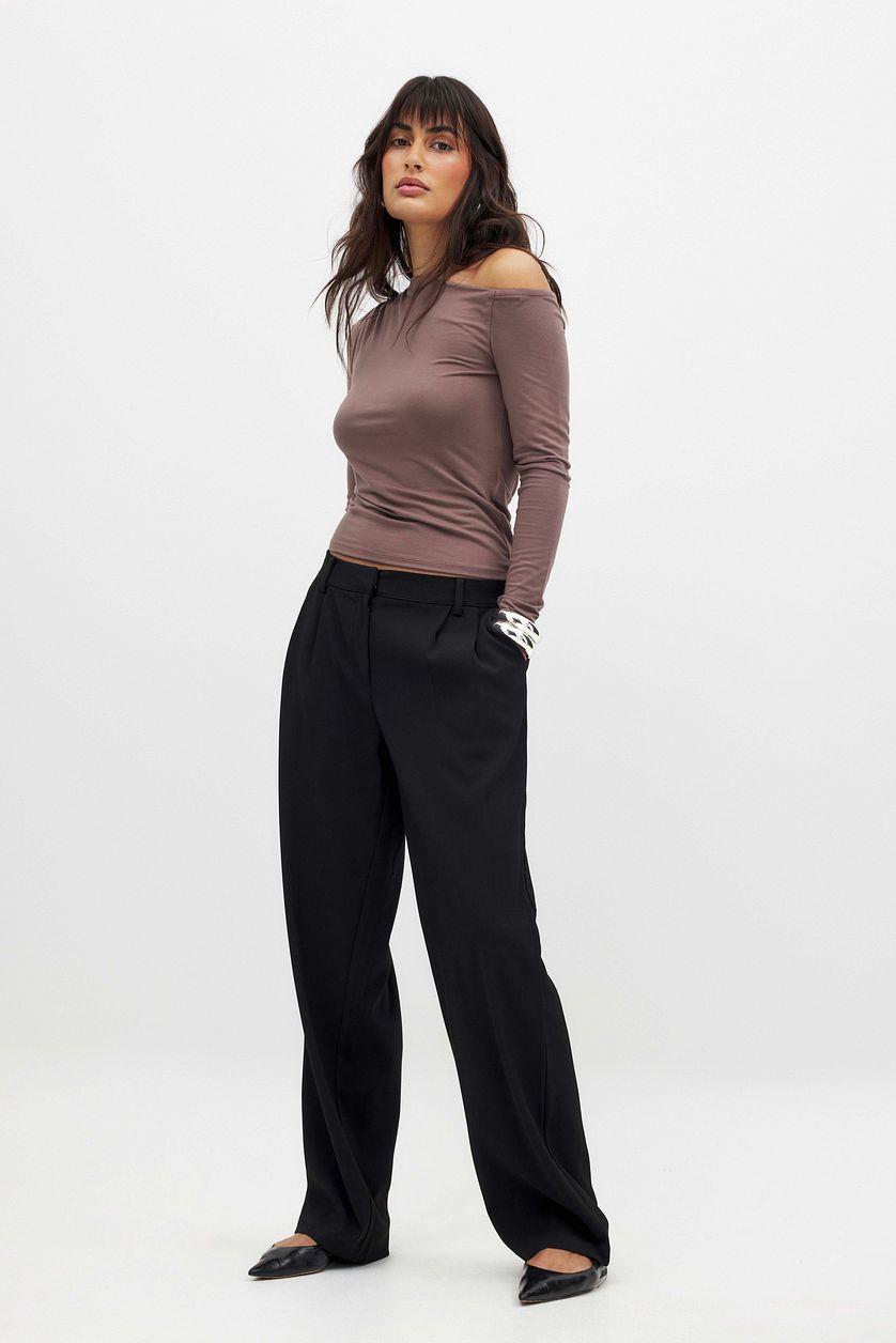 Off Shoulder Jersey Top Product Image