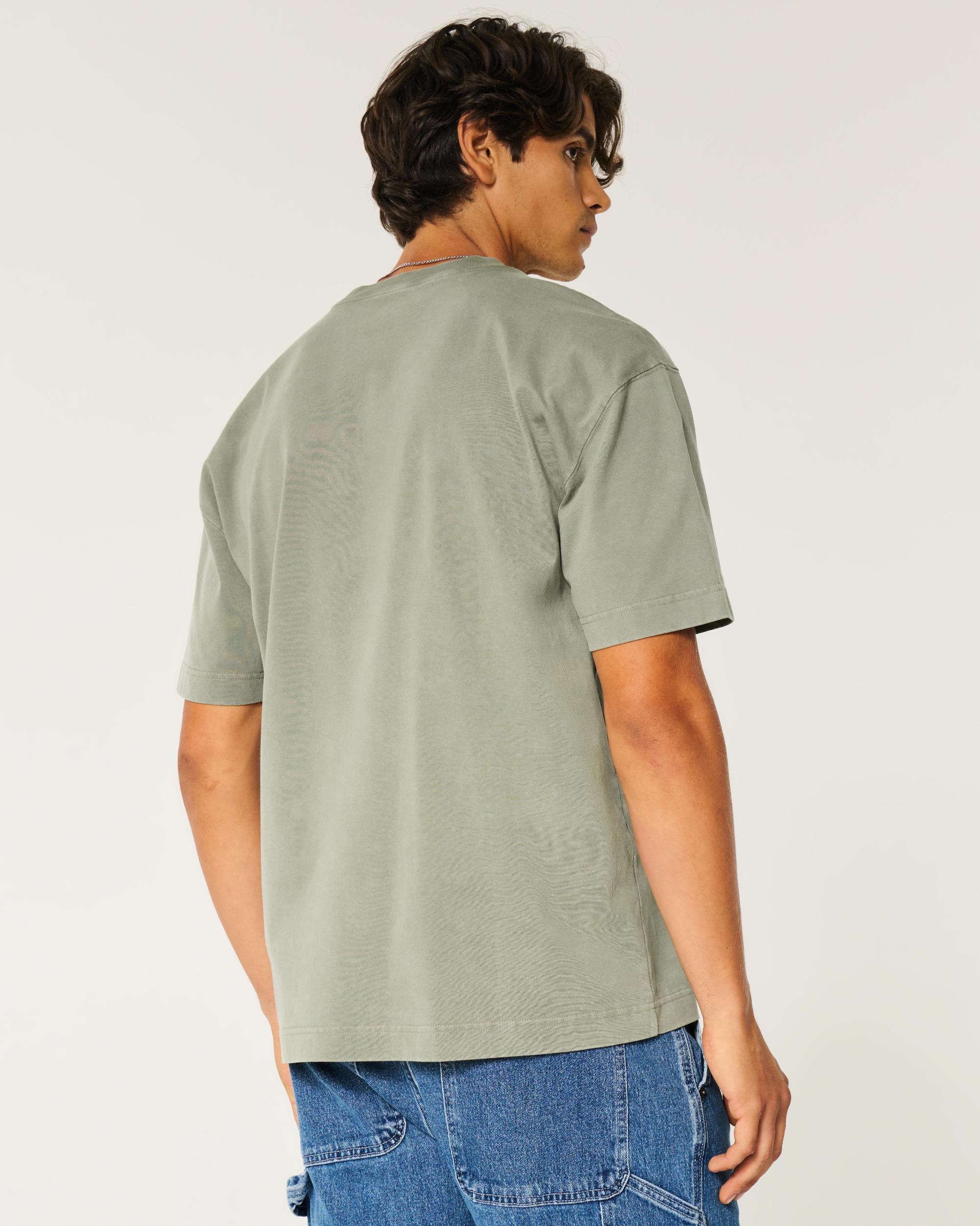 Dalix Mens Lil Smile Heavy Weight Cotton Tee Product Image