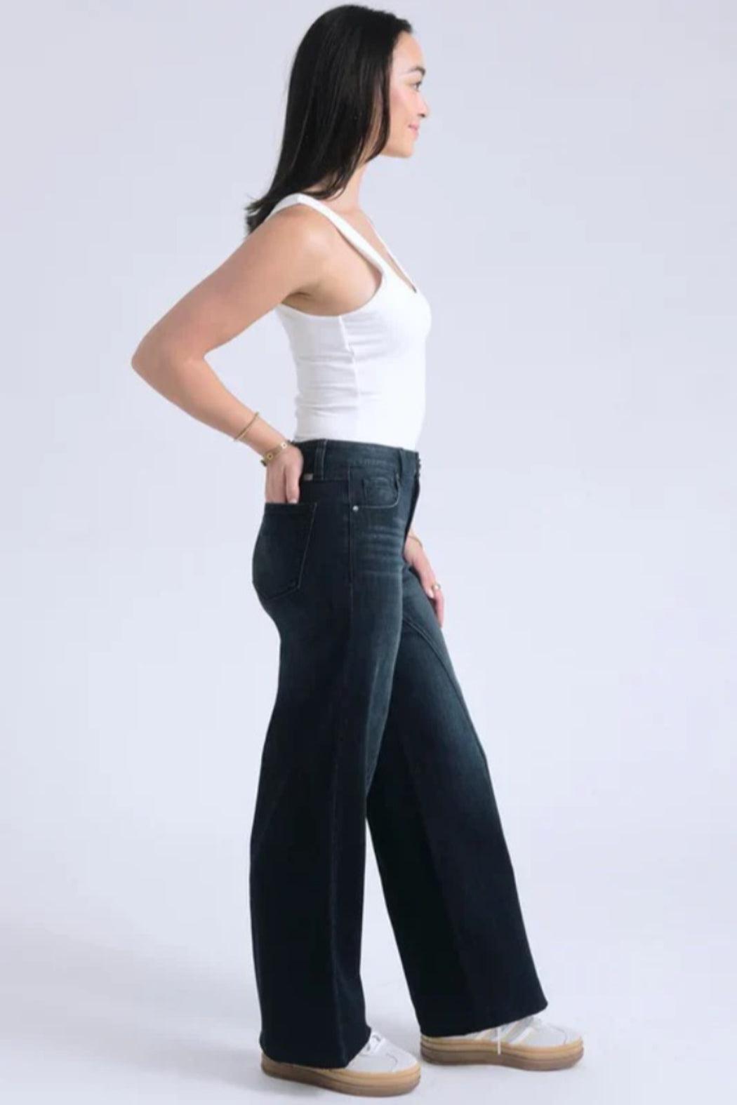High Rise Wide Leg Jean Product Image