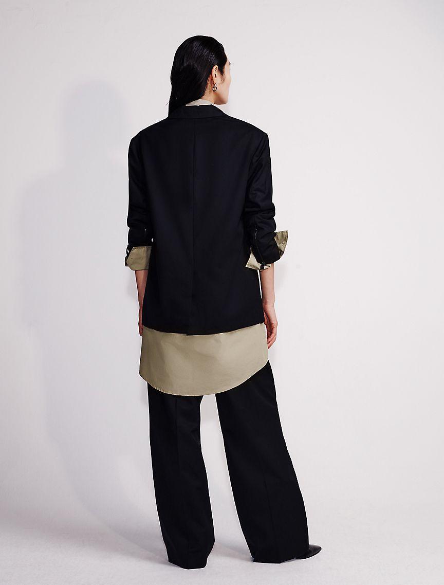 Wool Blend Tailored Pants Product Image