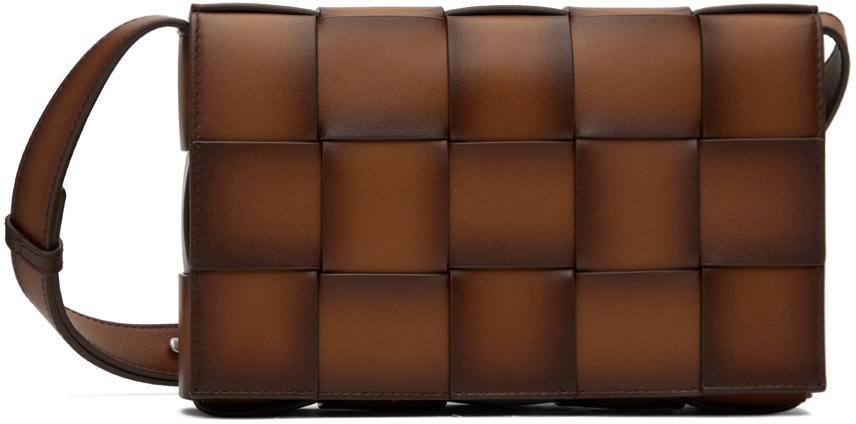 BOTTEGA VENETA Brown Medium Cassette Bag In 2638-wood Product Image