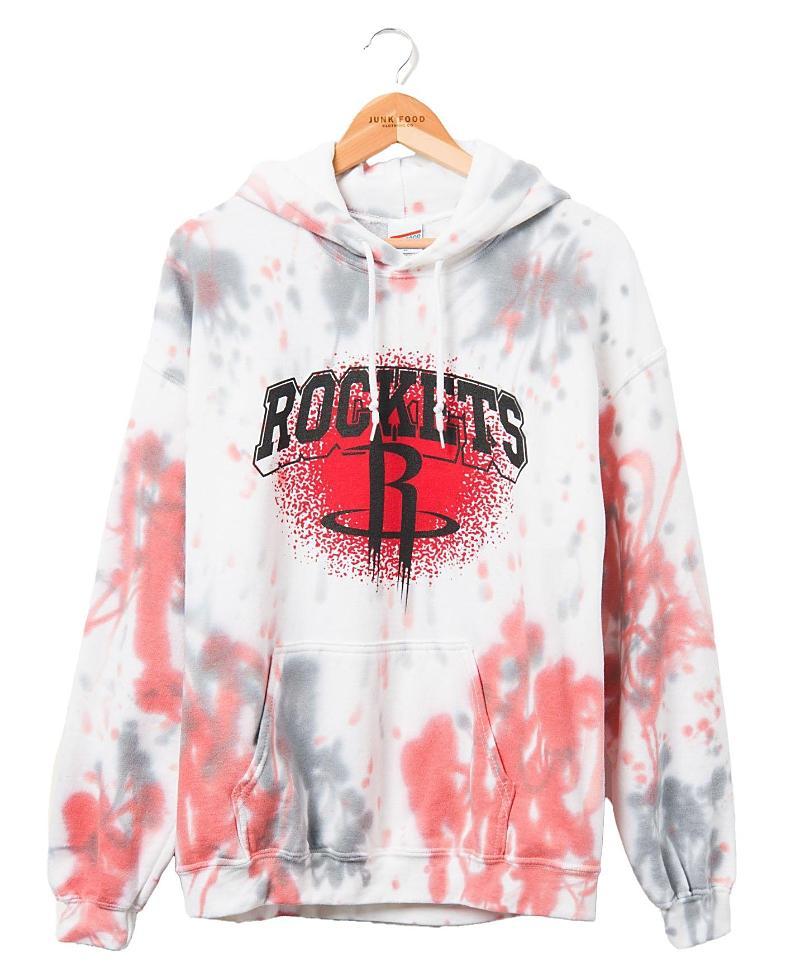 Junk Food Clothing Unisex Nba Houston Rockets Tie Dye Hoodie Product Image