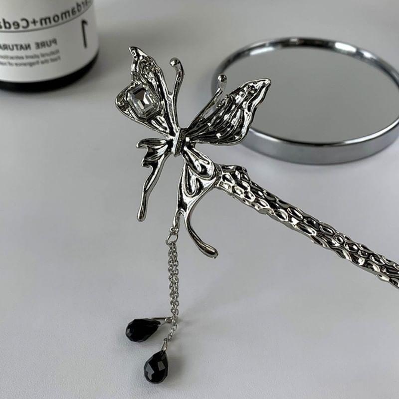 Butterfly Rhinestone Hair Stick Product Image