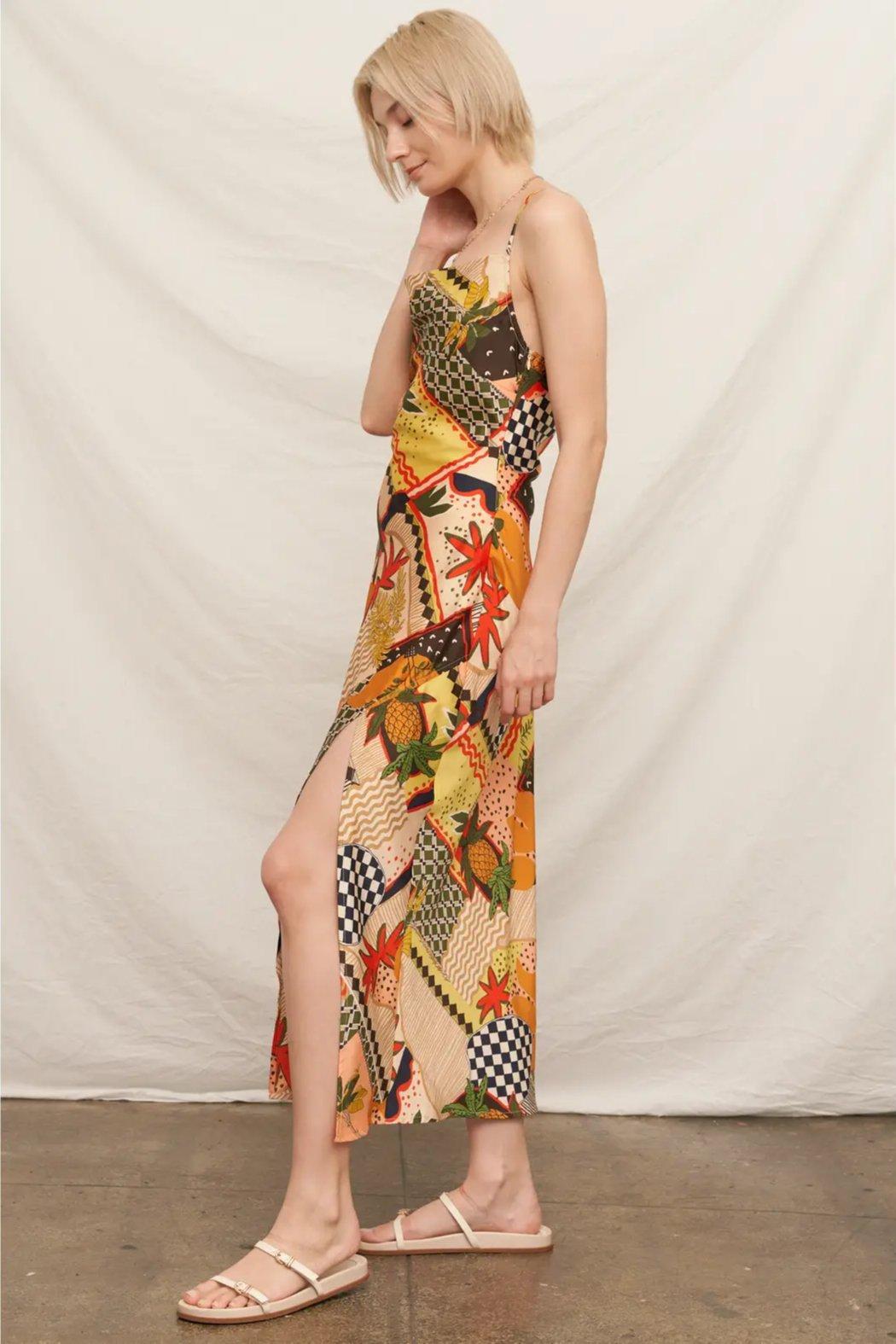 Pineapple Maxi Dress Product Image