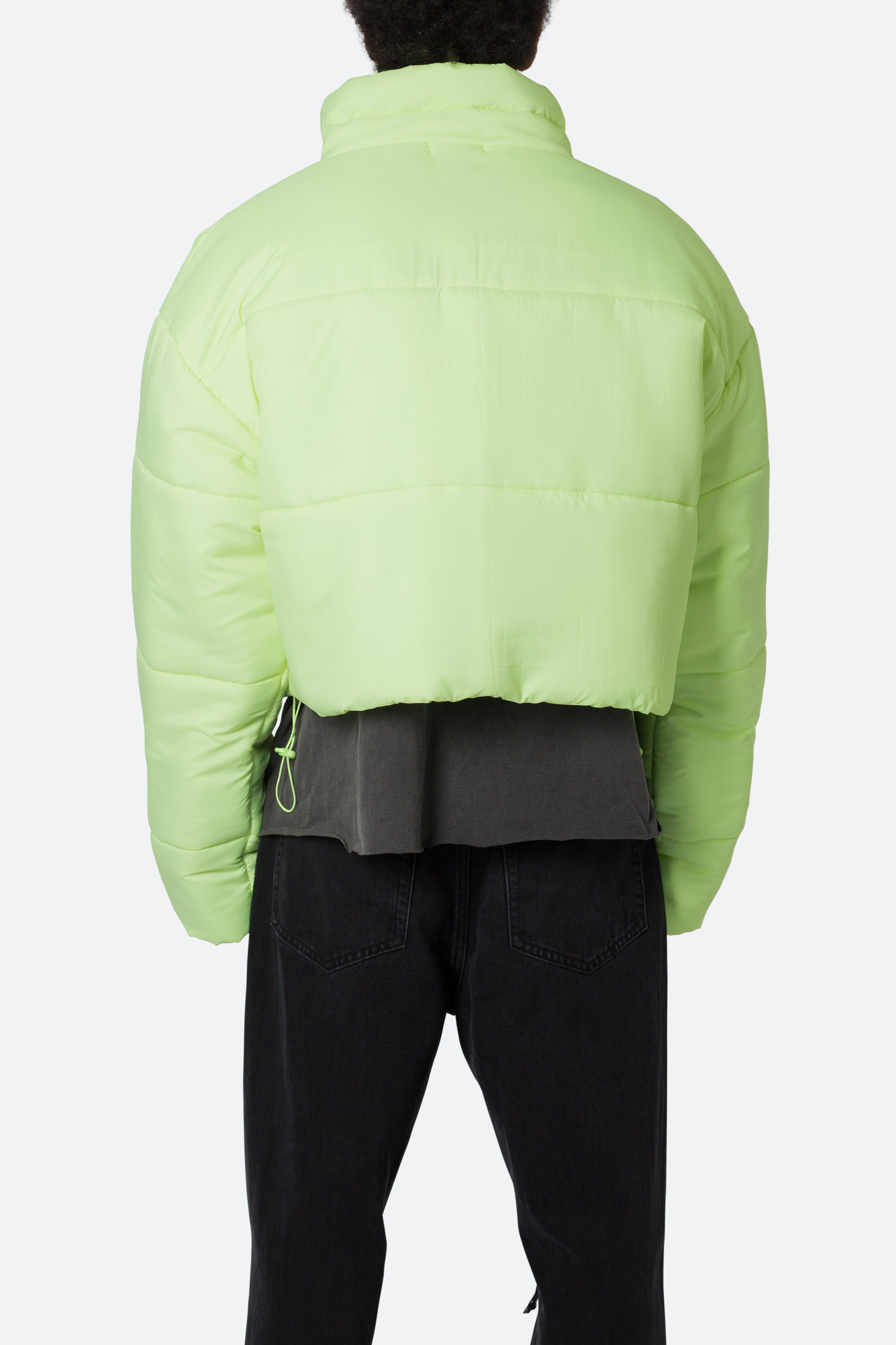 Cropped Puffer II Jacket - Green Product Image