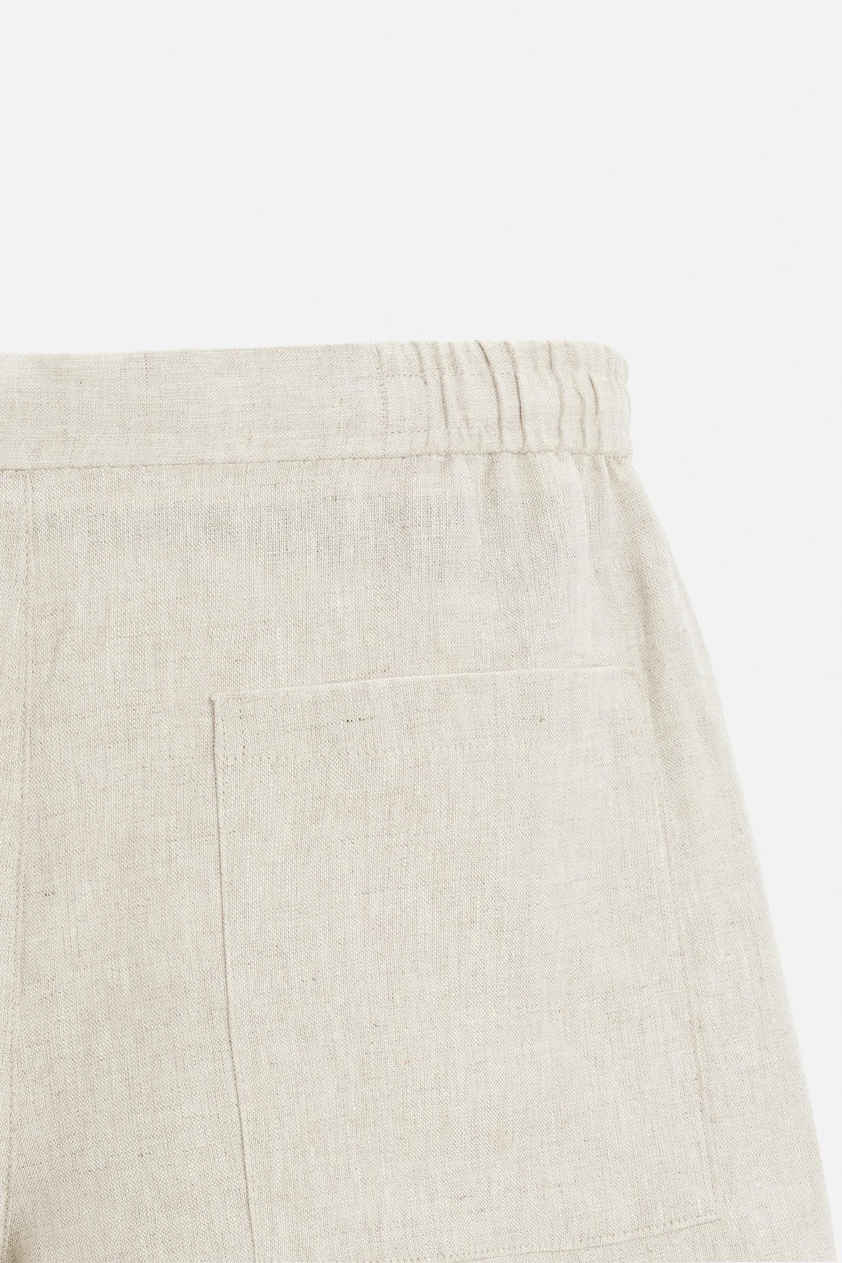100% LINEN SHORTS Product Image