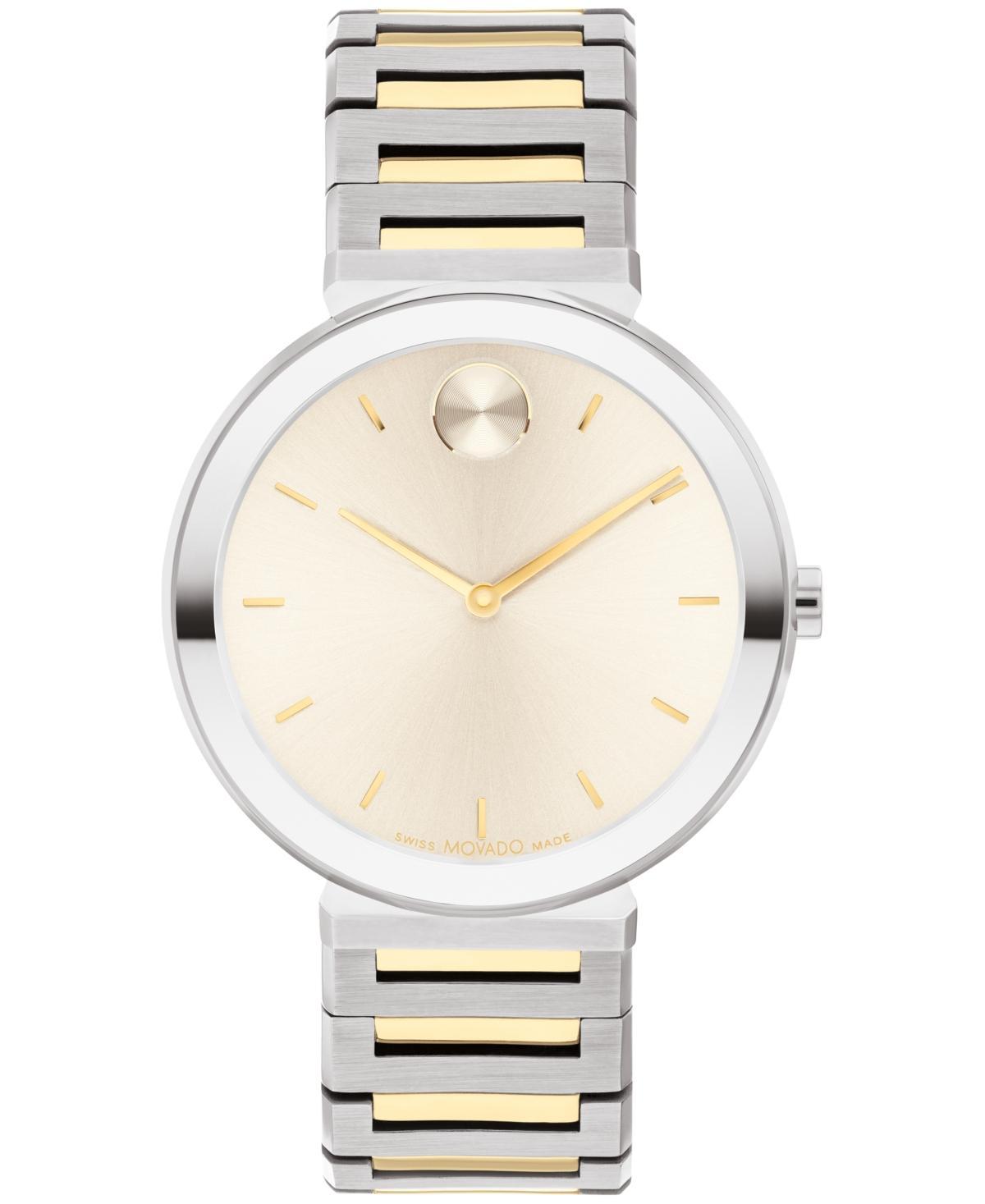 Movado Bold Womens Quartz Analog Gold Stainless Steel Bracelet Watch Product Image