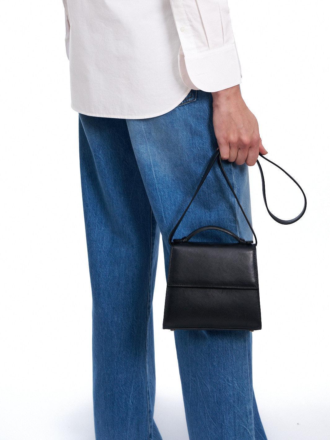 Small Top Handle in Nappa Product Image