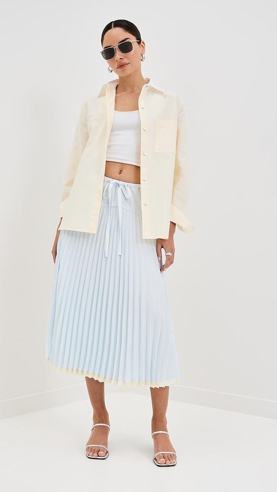 Vince Pleated Tiered Skirt | Shopbop Product Image