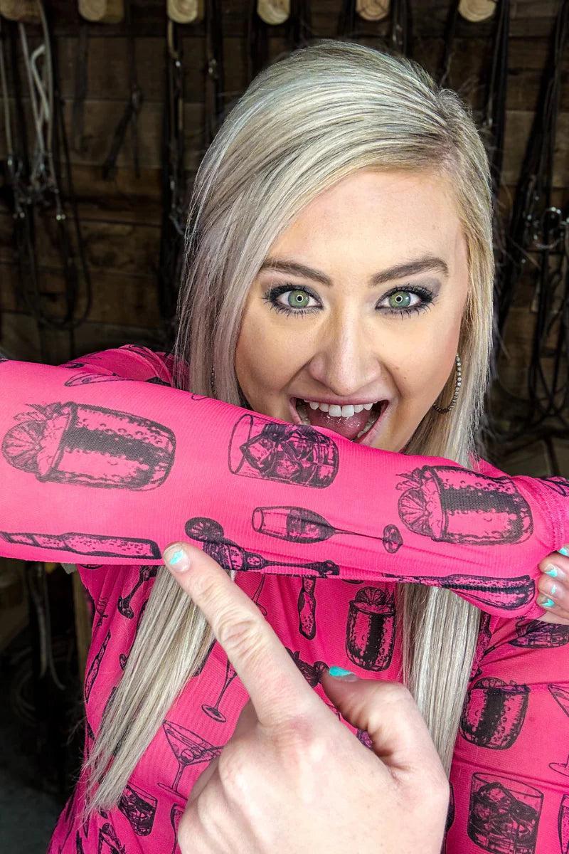 Sterling Kreek Buy You A Drink Mesh Top Unisex Product Image