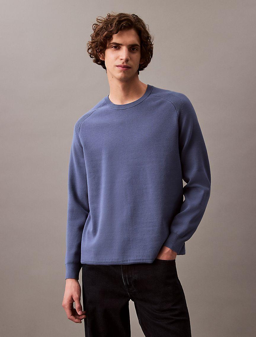Calvin Klein Mens Tech Knit Crewneck Sweater Product Image