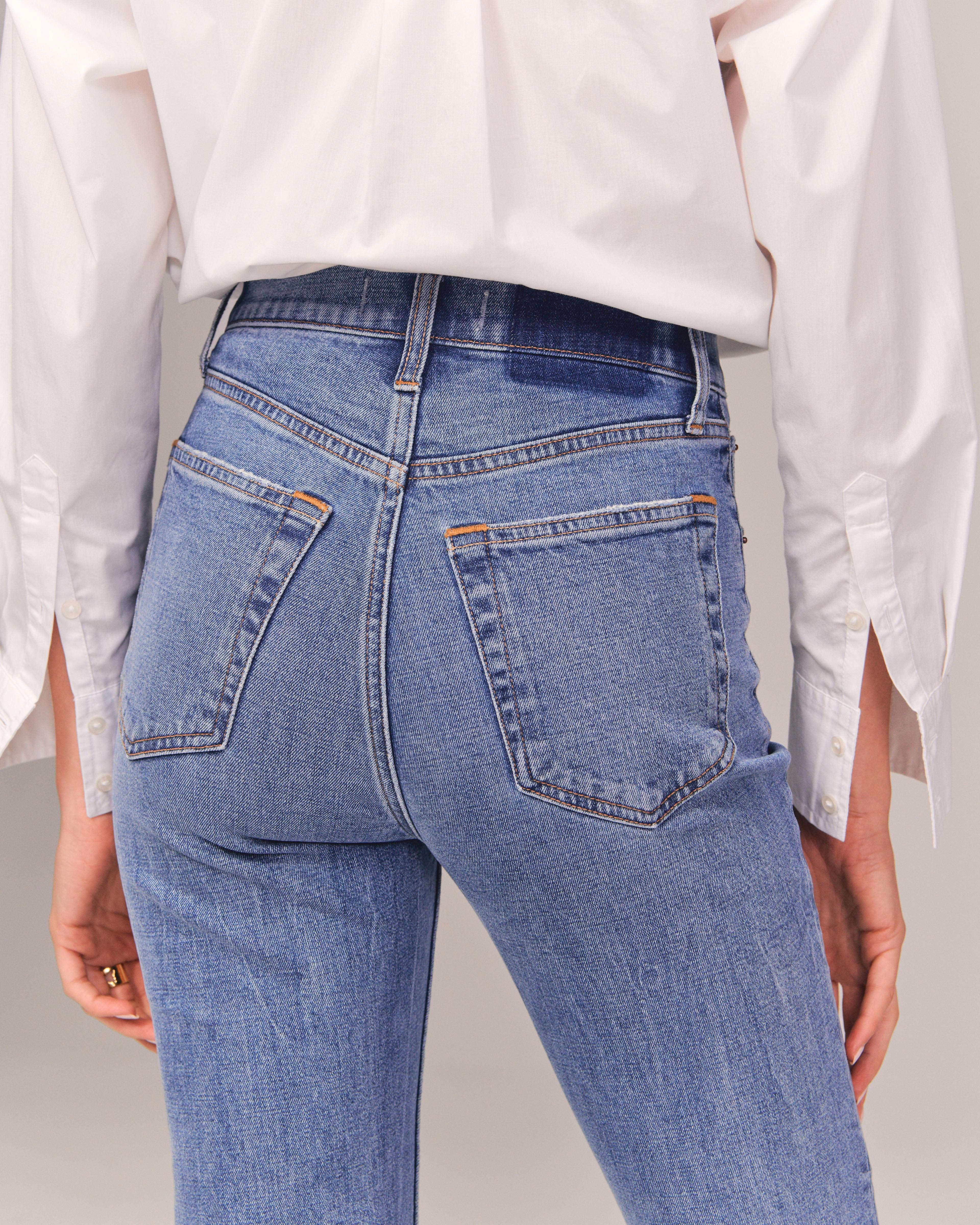 Ultra High Rise Ankle Straight Jean Product Image