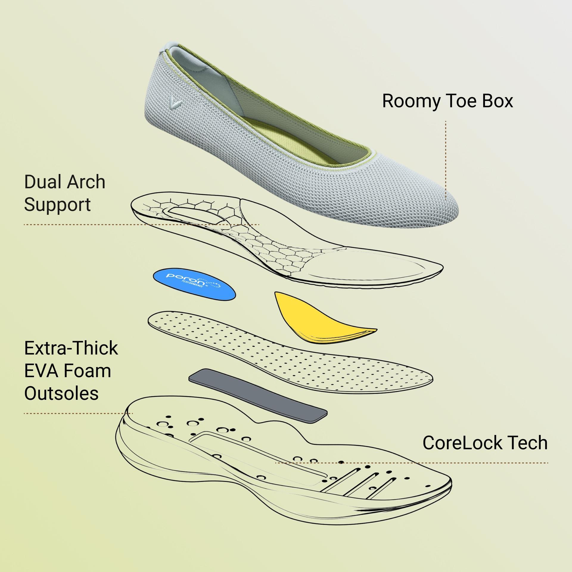 Water-Repellent Round-Toe All-Day Sneaker Flats (Izabel) Product Image