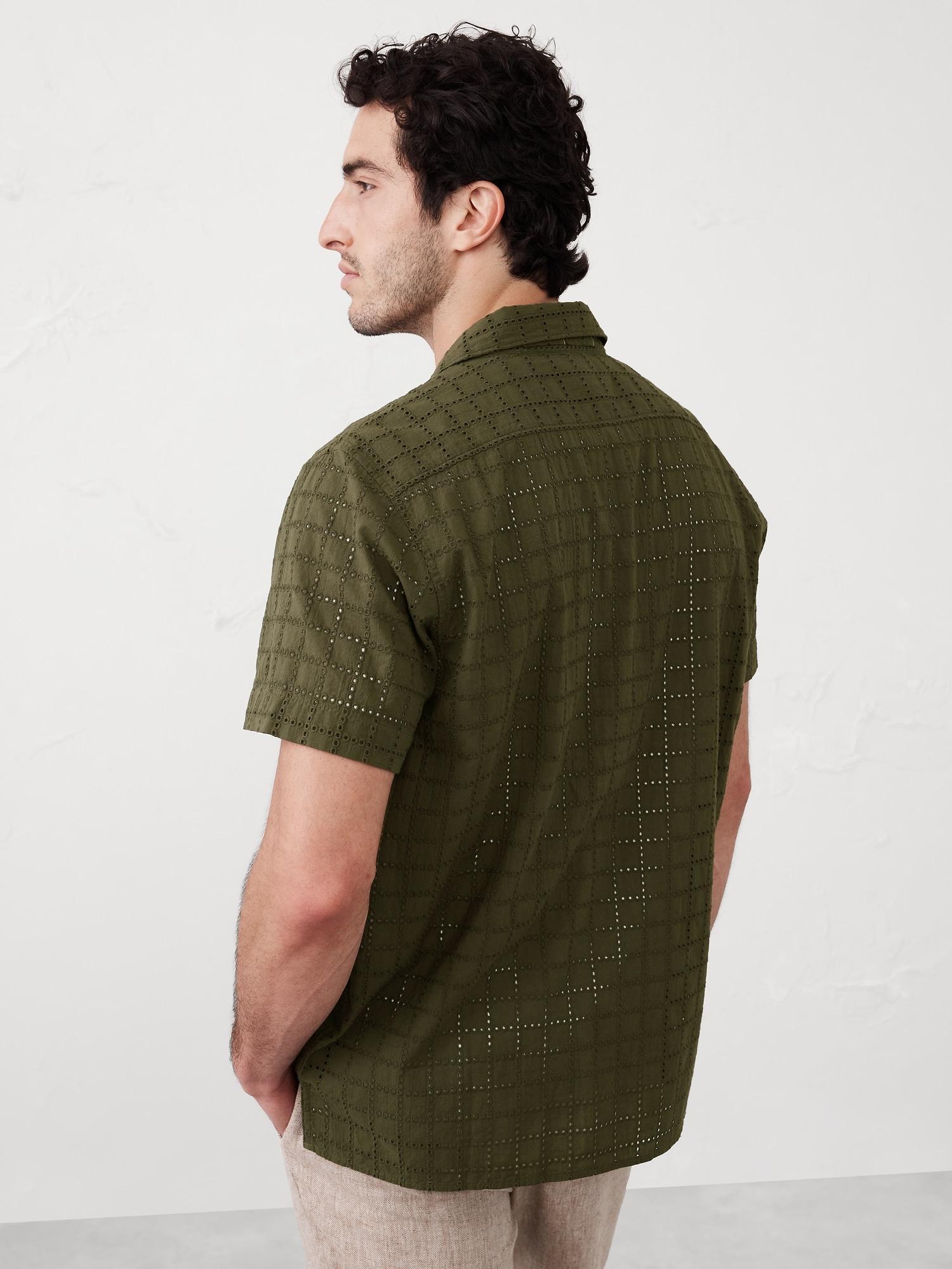 Eyelet Resort Shirt Product Image