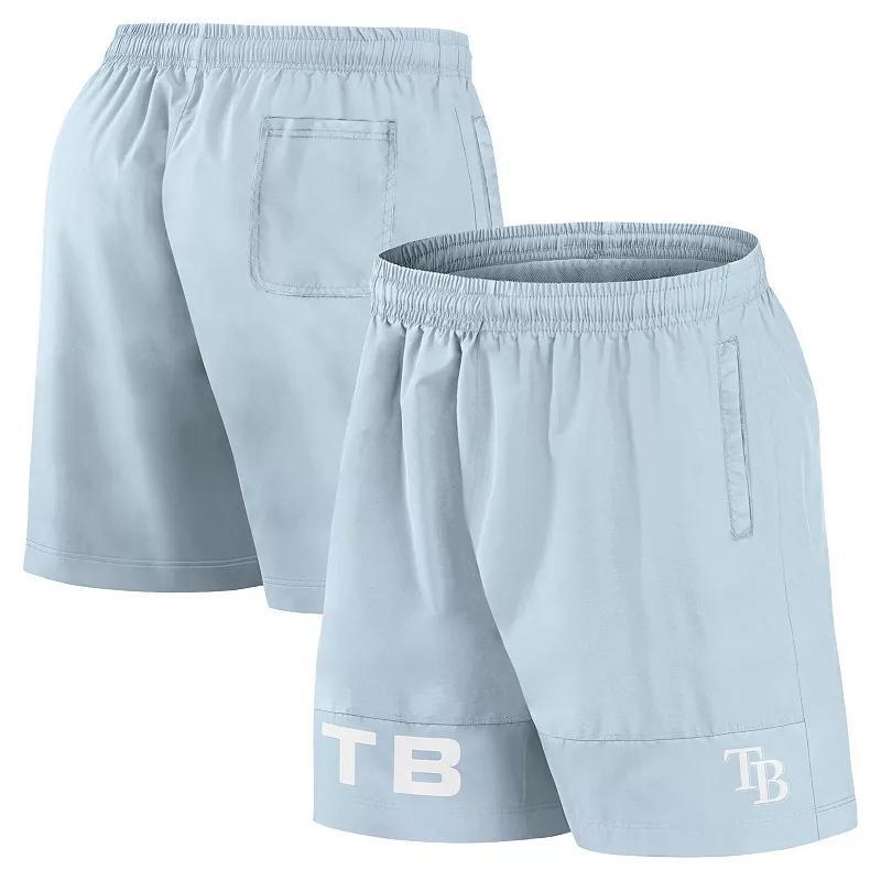 Men's Fanatics Light Blue Atlanta Braves Elements Swim Shorts,  Product Image