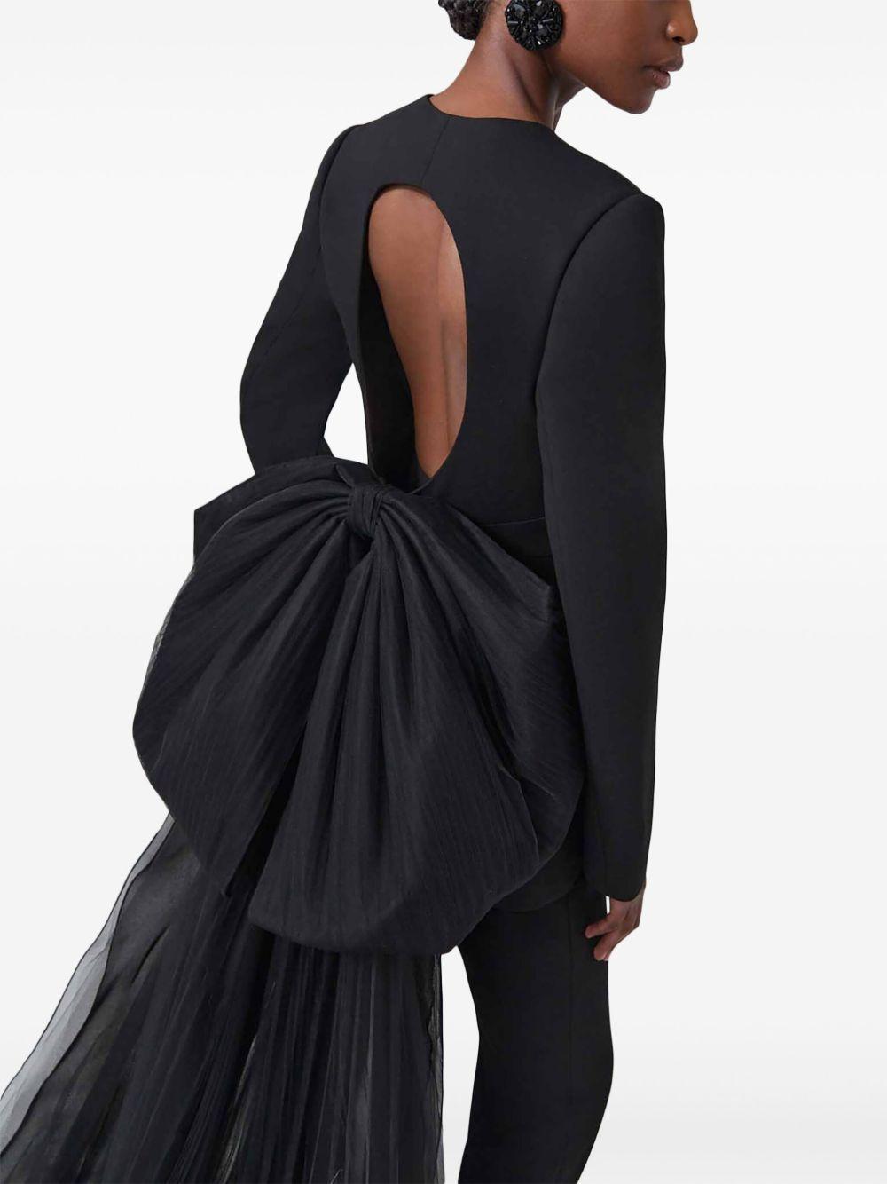 tulle bow-embellished jacket Product Image