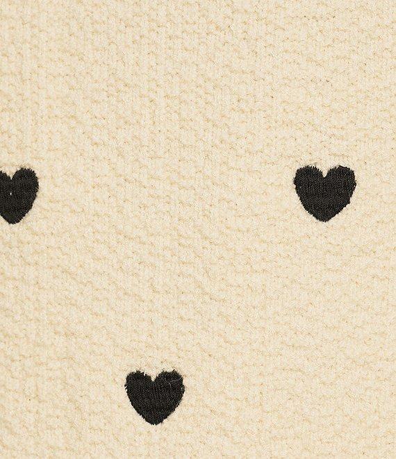 Sadie & Sage Heart Eyes Embroidered Sweater Product Image