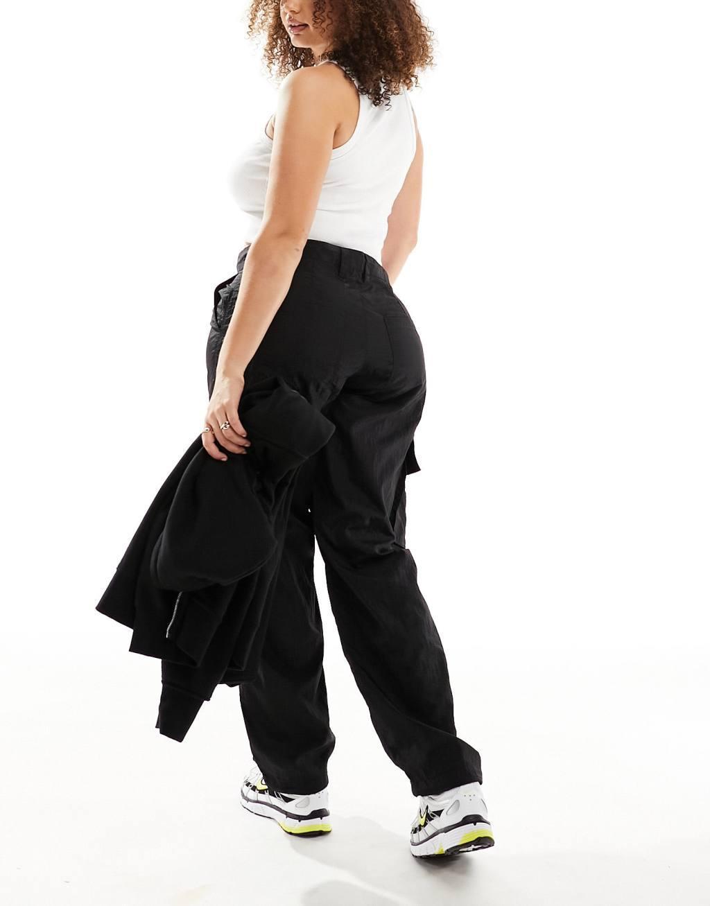 Dr Denim Plus Faye nylon cargo pants Product Image