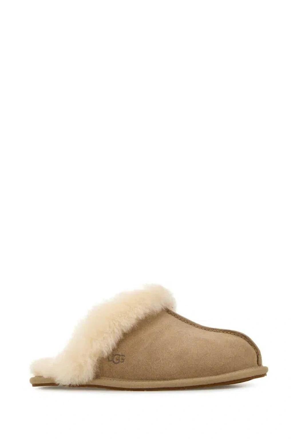 UGG Sand Suede Scuffette Ii Slippers In Beige Product Image