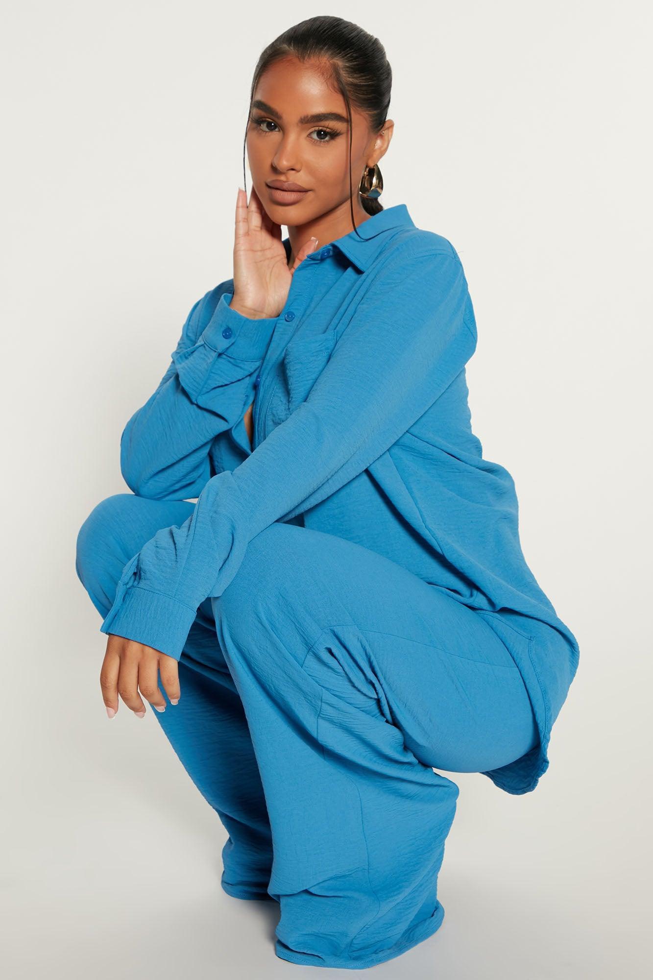 Makenzie Pant Set - Blue Product Image