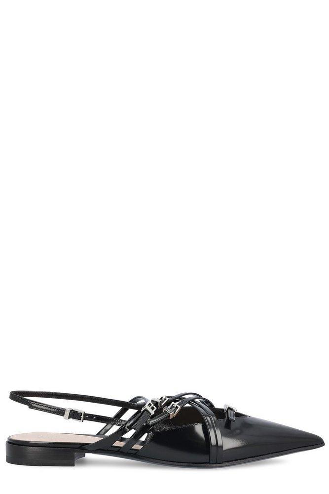 GUCCI Women's Strappy Ballet Flat In Black Product Image