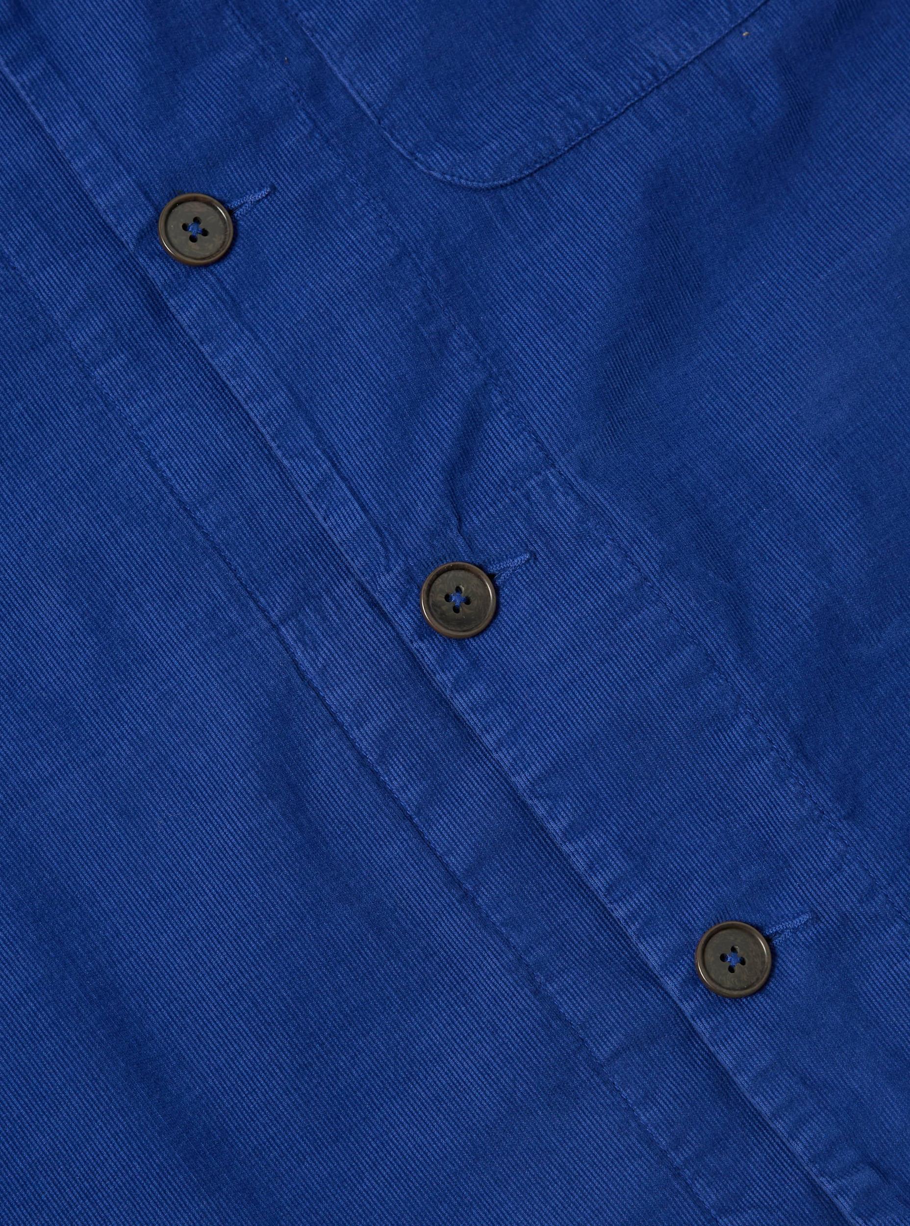 Universal Works Tech Overshirt in Work Blue Summer Cord Product Image