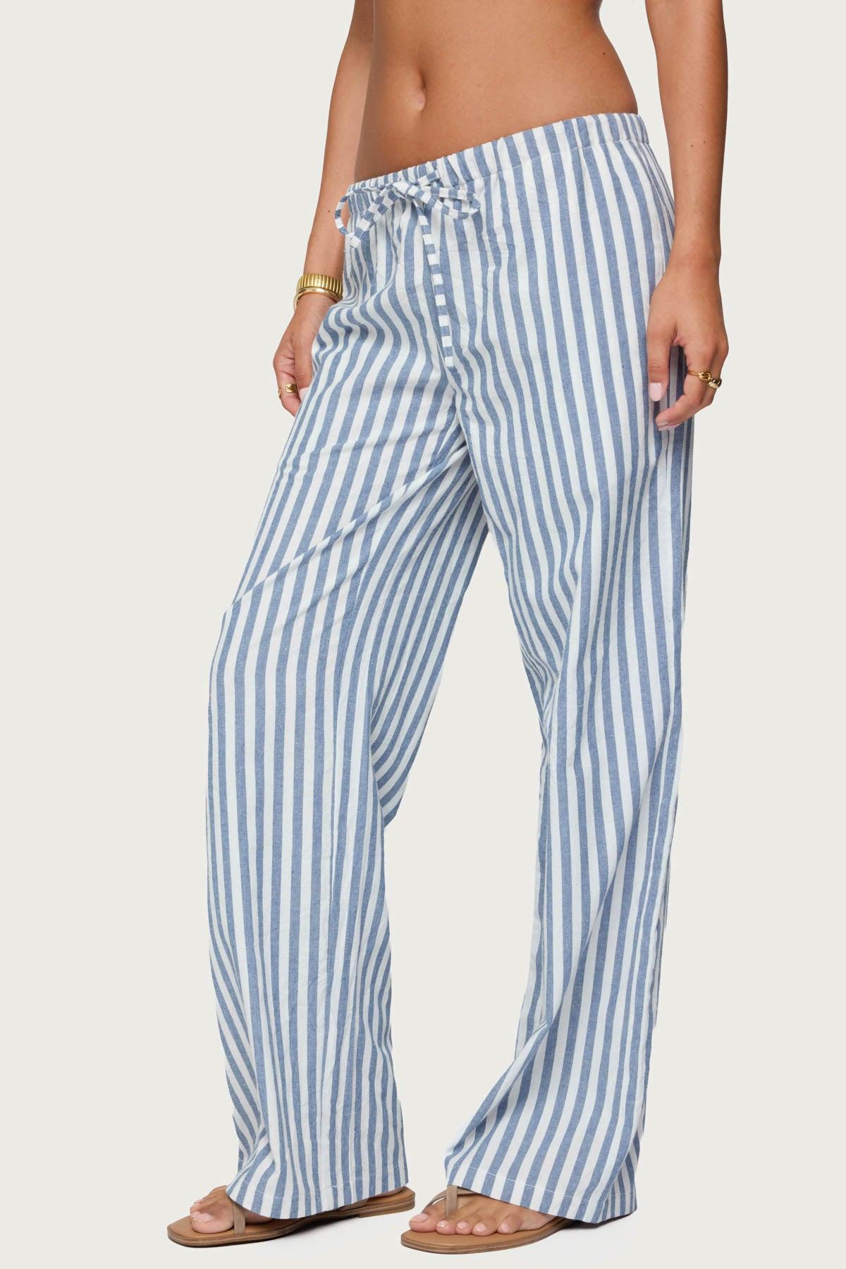 Macey Striped Pants Product Image