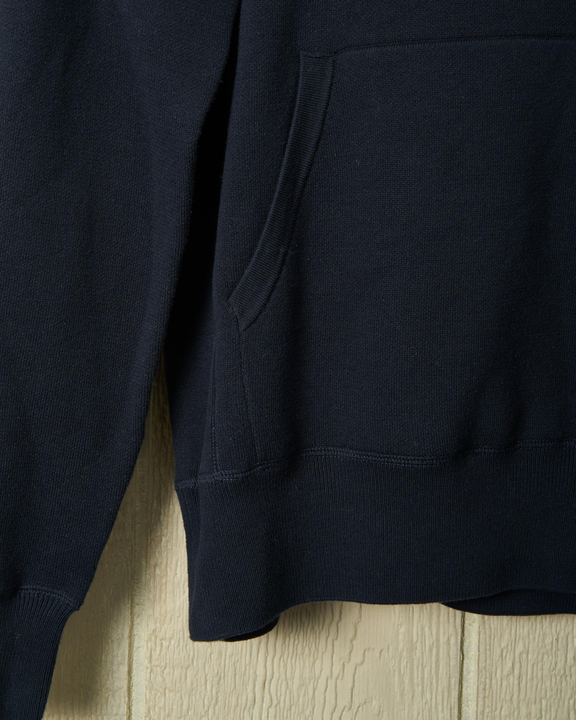 Wharf Knit Hoodie in Navy Product Image