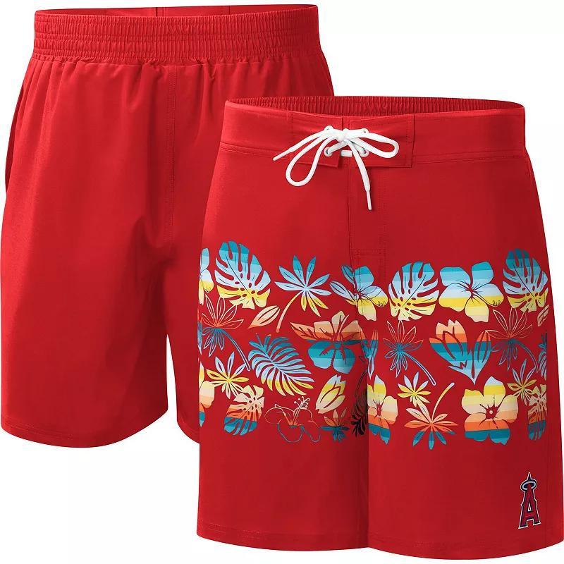 Mens G-III Sports by Carl Banks Atlanta Braves Breeze Volley Swim Shorts Blue Product Image