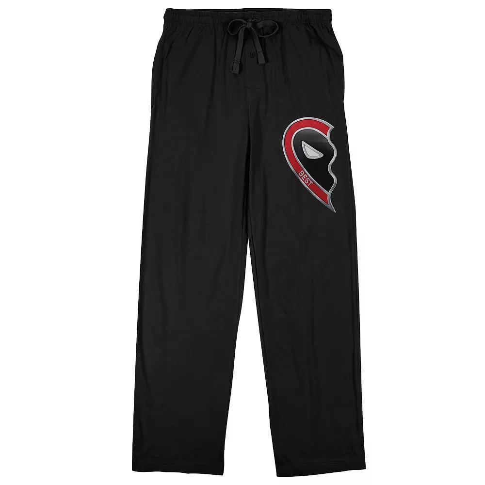 Men's Deadpool & Wolverine Deadpool Heart Pajama Pants,  Product Image