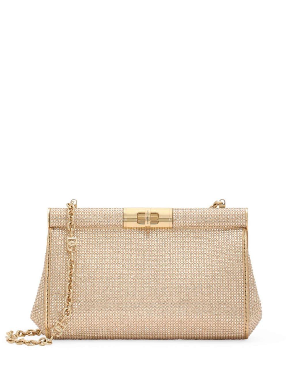 Small Marlene Shoulder Bag In Beige Product Image